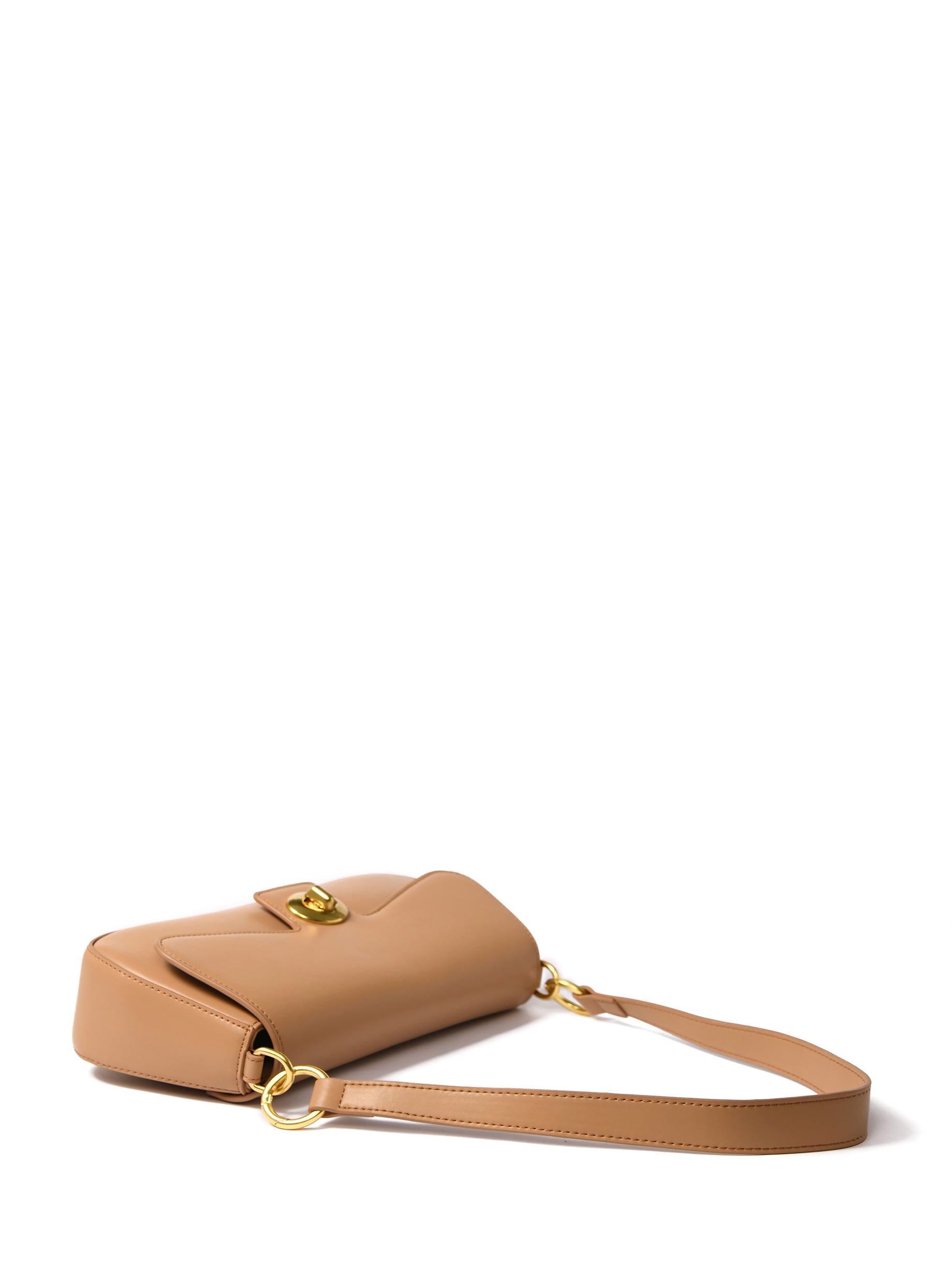 Jacqueline Leather Bag, Apricot Bob Oré