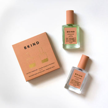 Manicure Pack - Nail Polish Duo - Base and top coats BKIND