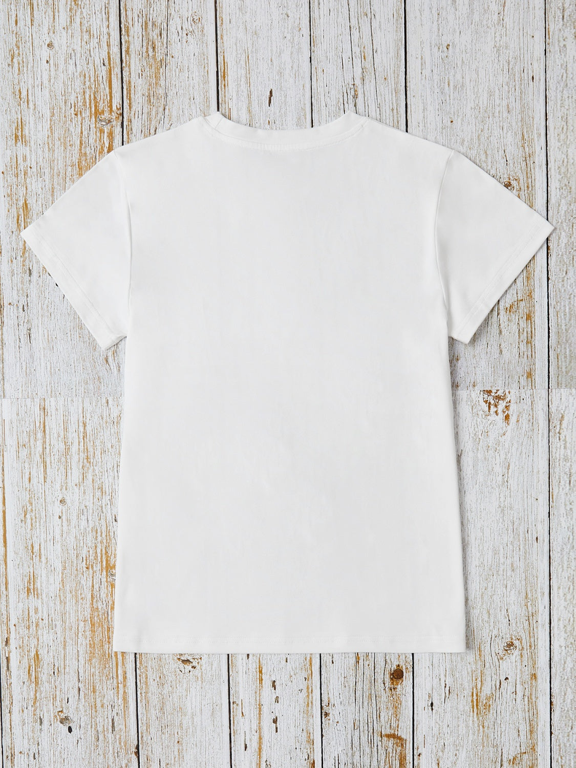 MAMA Round Neck Short Sleeve T-Shirt Trendsi