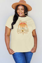 Simply Love Full Size HAPPY CAMPER Graphic T-Shirt Trendsi