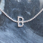 Sparkly Initial Anklet Ellisonyoung.com