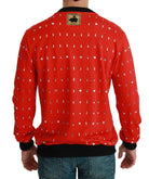 Dolce & Gabbana Red Crystal Pig of the Year Sweater GENUINE AUTHENTIC BRAND LLC