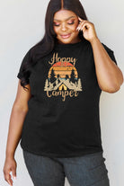 Simply Love Full Size HAPPY CAMPER Graphic T-Shirt Trendsi