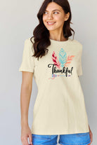 Simply Love Full Size THANKFUL Graphic T-Shirt Trendsi