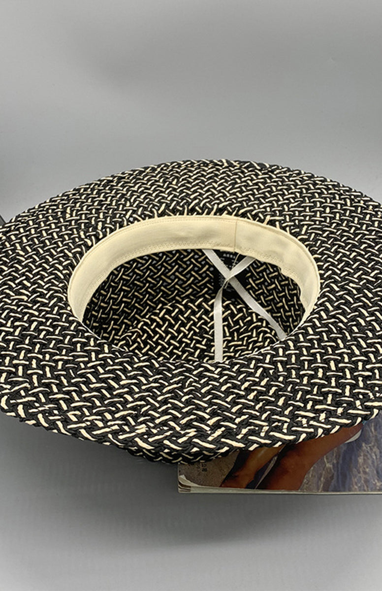 Adjustable Paper Braided Hat Trendsi