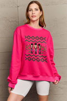 Simply Love Full Size Nutcracker Graphic Long Sleeve Sweatshirt Trendsi