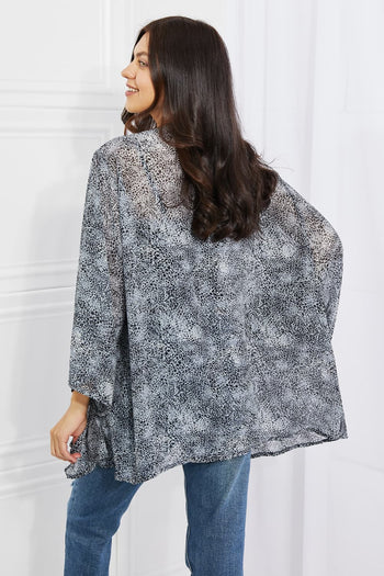 Melody Snake Print Chiffon Kimono Melody