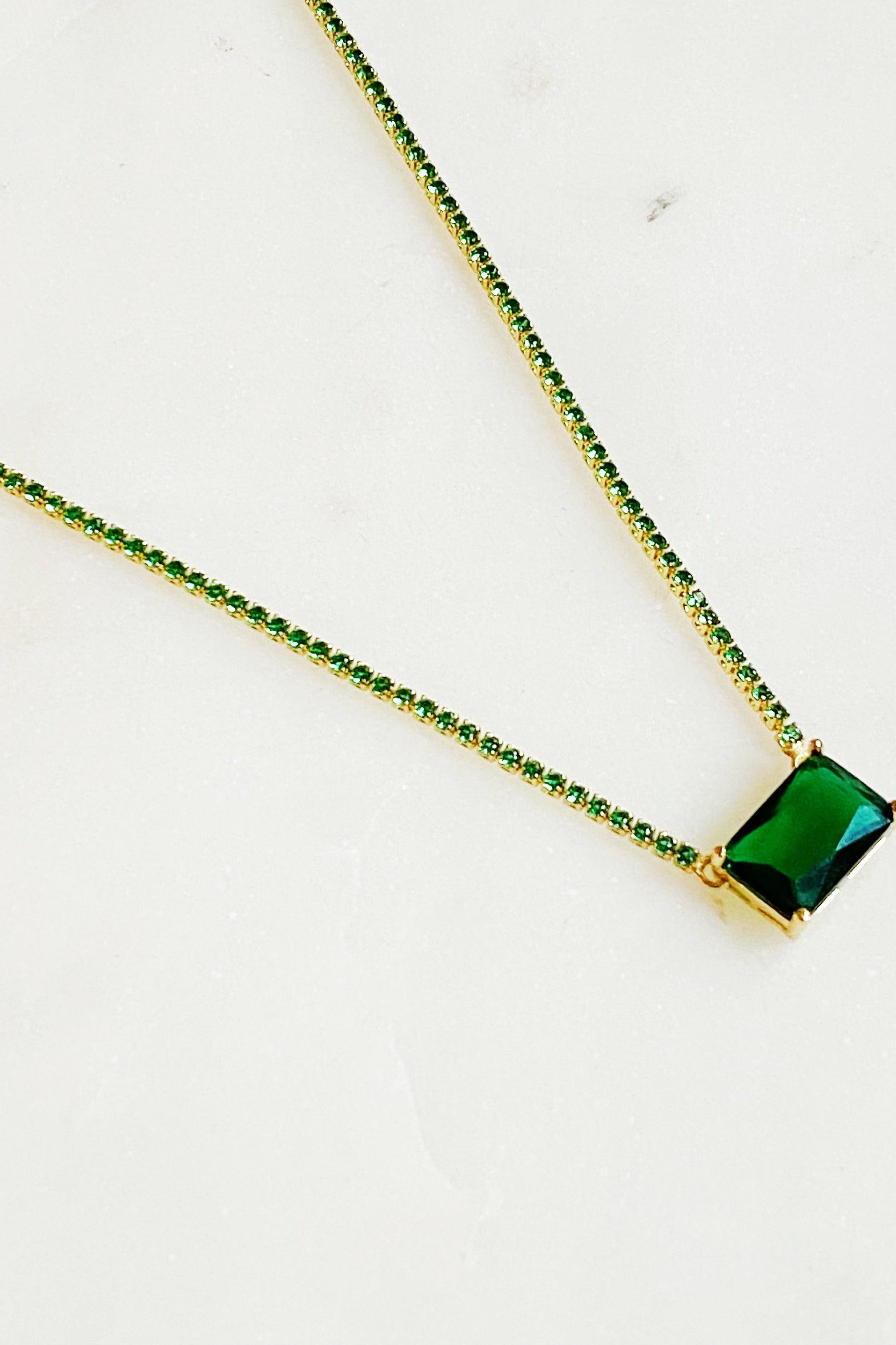 Precious Pendant Tennis Necklace Ellisonyoung.com