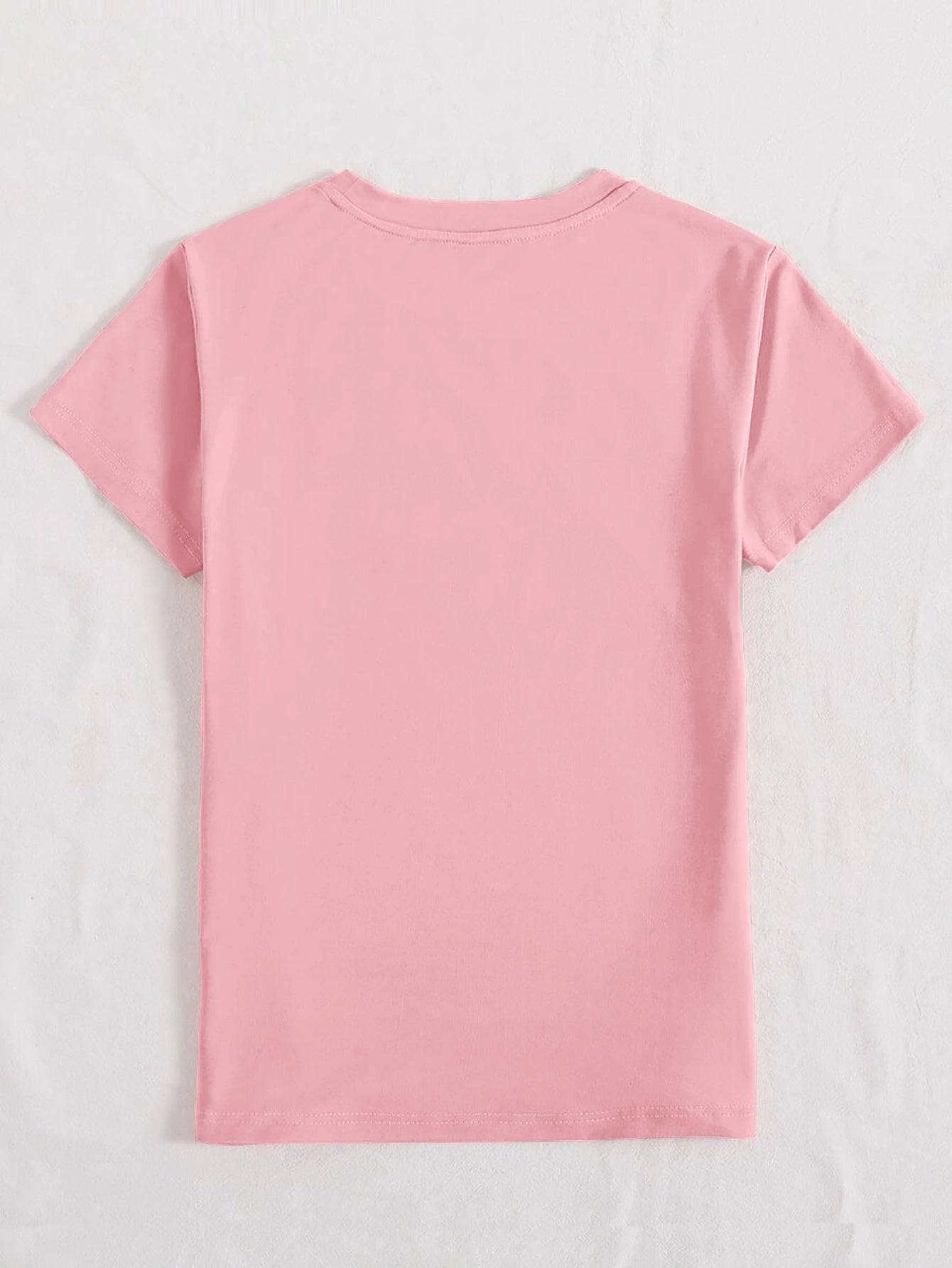 MAMA Round Neck Short Sleeve T-Shirt Trendsi