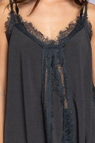 POL Lace Detail V-Neck Cami Trendsi