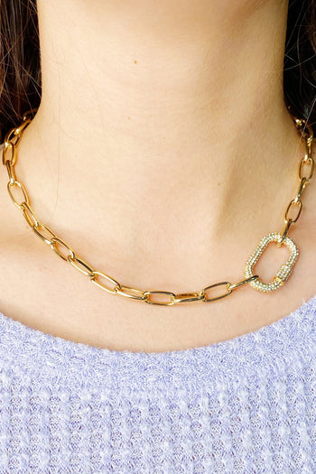 Standout Link Necklace Ellisonyoung.com