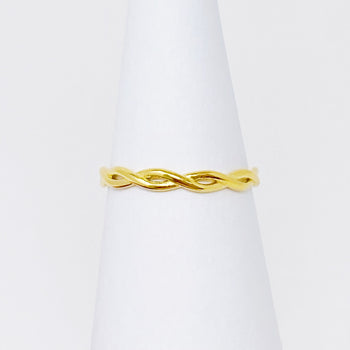 Dainty Twisted Rope Ring Ellisonyoung.com