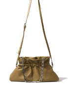 Mila Bag in Smooth Leather, Mustard Green Bob Oré