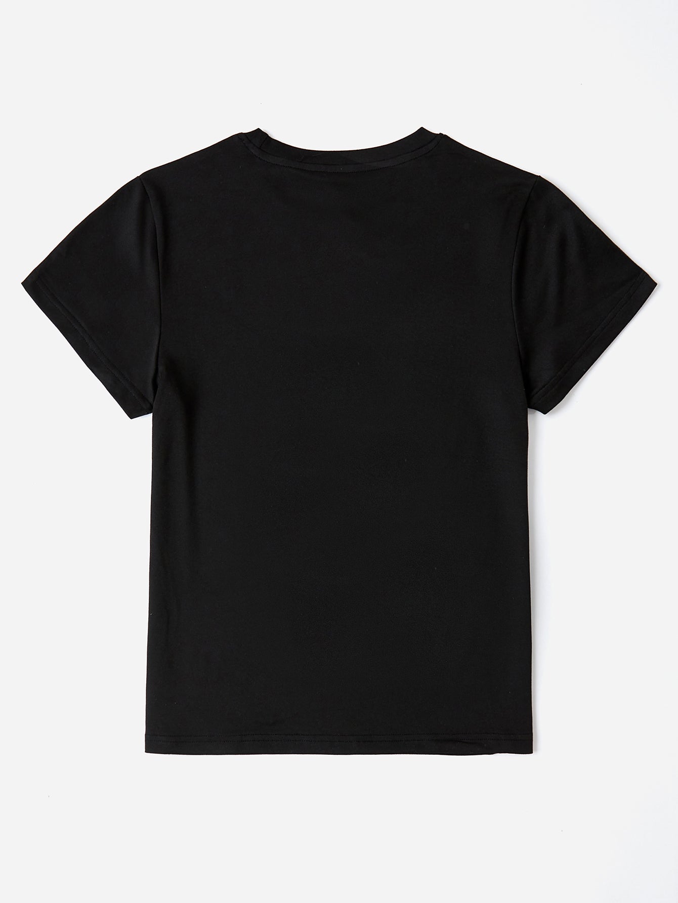 Rabbit Round Neck Short Sleeve T-Shirt Trendsi