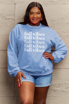 Simply Love Full Size FALL VIBES Graphic Sweatshirt Trendsi