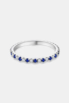 Moissanite Lab-Grown Sapphire Rings Trendsi