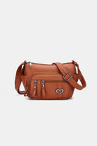 PU Leather Adjustable Strap Shoulder Bag Trendsi