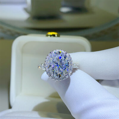 5 Carat Moissanite 925 Sterling Silver Ring Trendsi