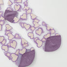 Heartful Love Sheer Socks Ellisonyoung.com