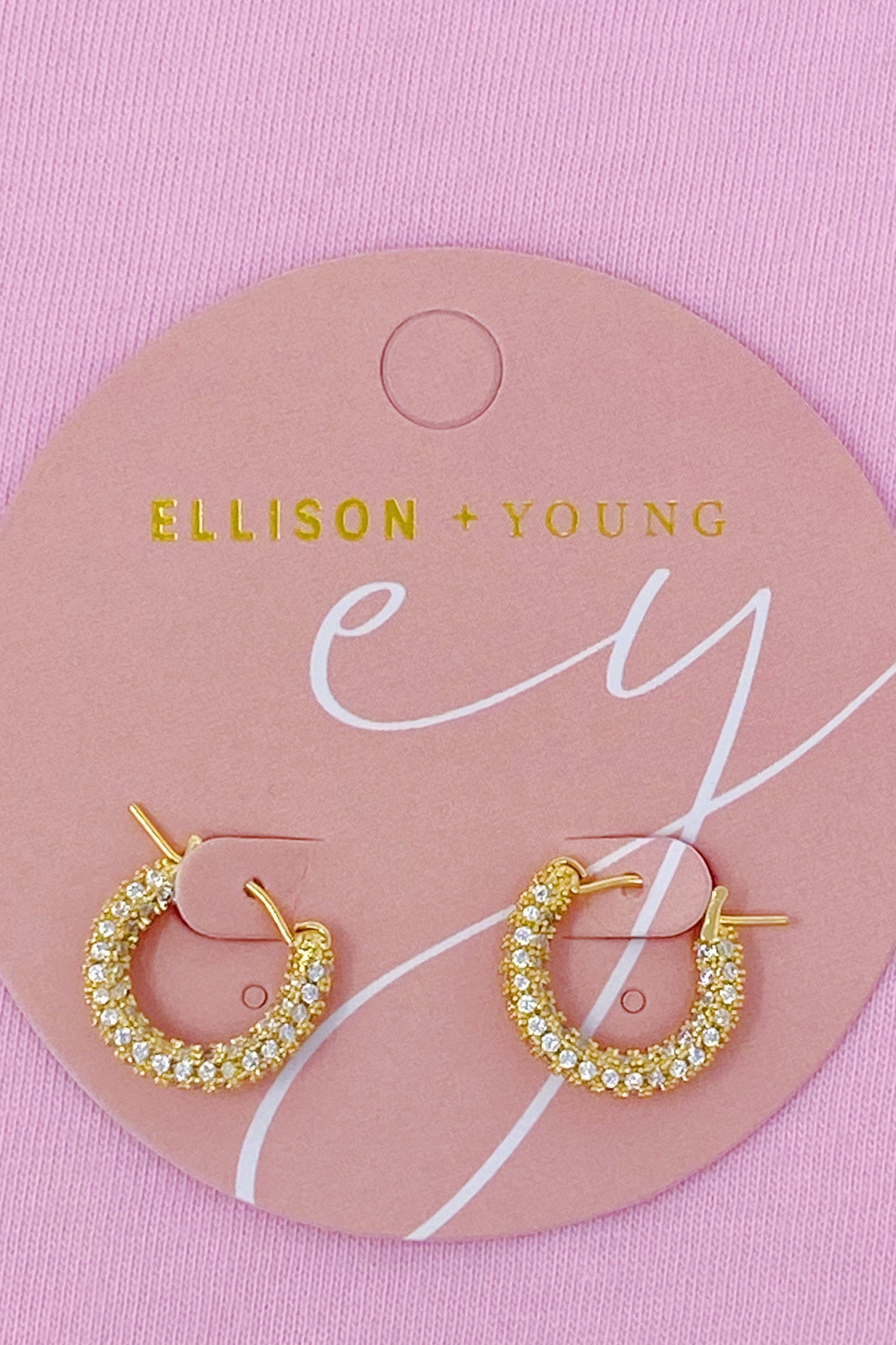 Elegant Shine Hoop Earrings Ellisonyoung.com
