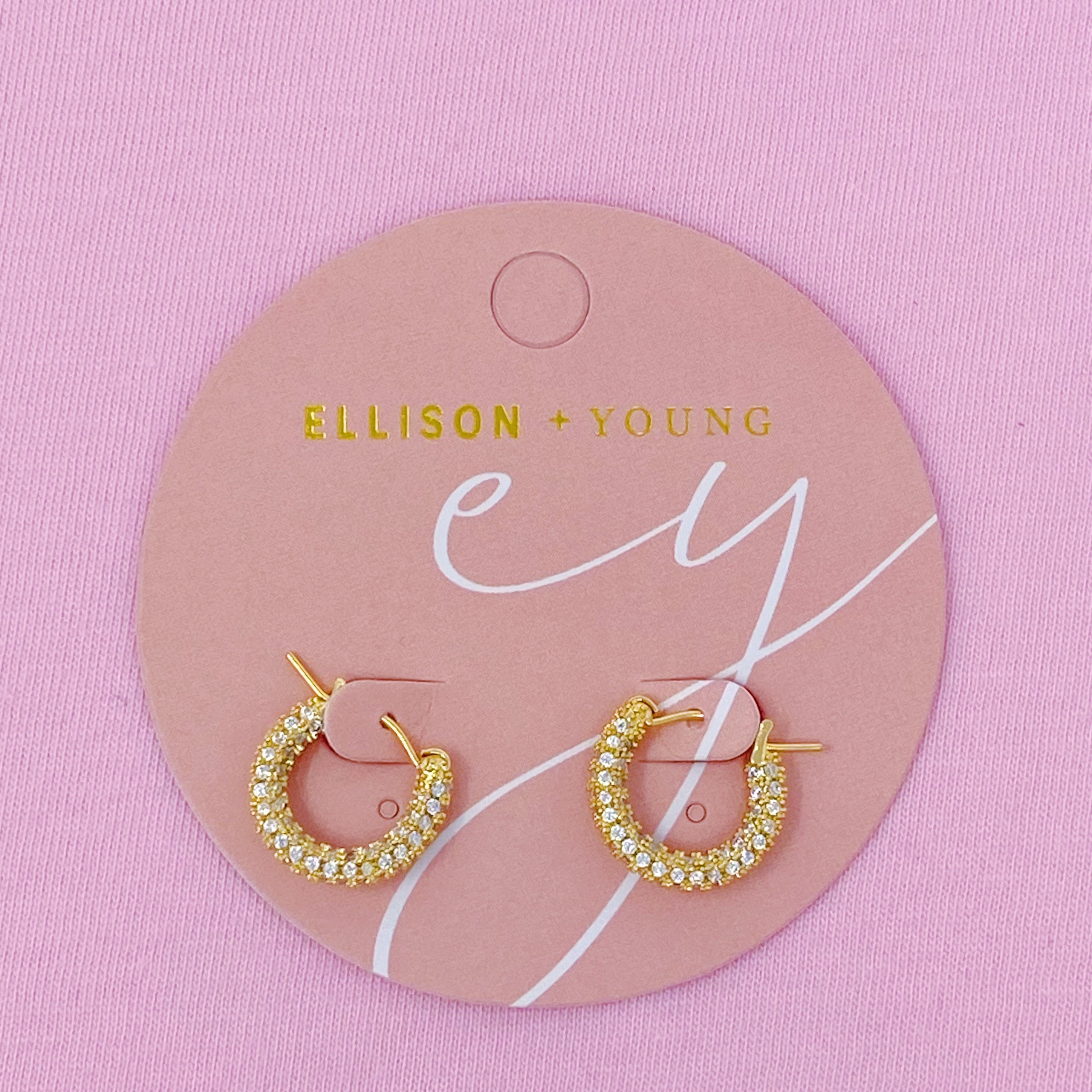 Elegant Shine Hoop Earrings Ellisonyoung.com