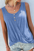 Scoop Neck Wide Strap Tank Trendsi