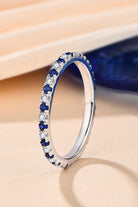 Moissanite Lab-Grown Sapphire Rings Trendsi