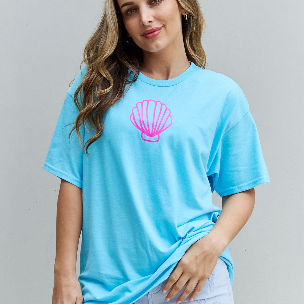 Sweet Claire "More Beach Days" Oversized Graphic T-Shirt Sweet Claire