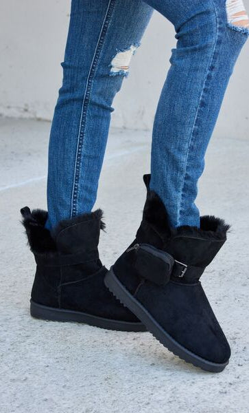 Forever Link Plush Thermal Flat Boots Trendsi