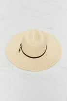 Fame Boho Summer Straw Fedora Hat Fame