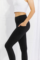 Leggings Depot Full Size Strengthen and Lengthen Reflective Dot Active Leggings Trendsi