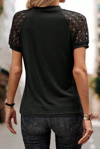 Round Neck Short Sleeve T-Shirt Trendsi