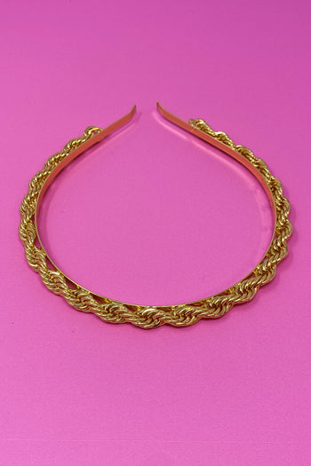 Twist & Shout Chain Headband Ellisonyoung.com