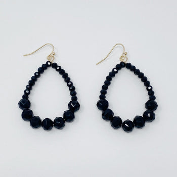 Beaded Teardrop Dangle Earrings Ellisonyoung.com