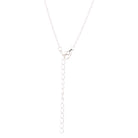 14K Silver Plated Love Heart Pave Pendant Necklace Nichestar