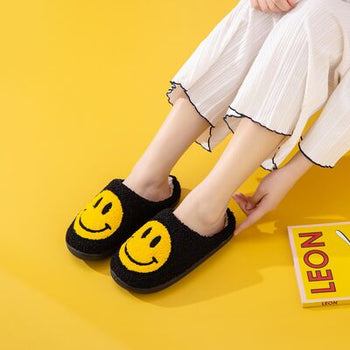 Melody Smiley Face Slippers Trendsi