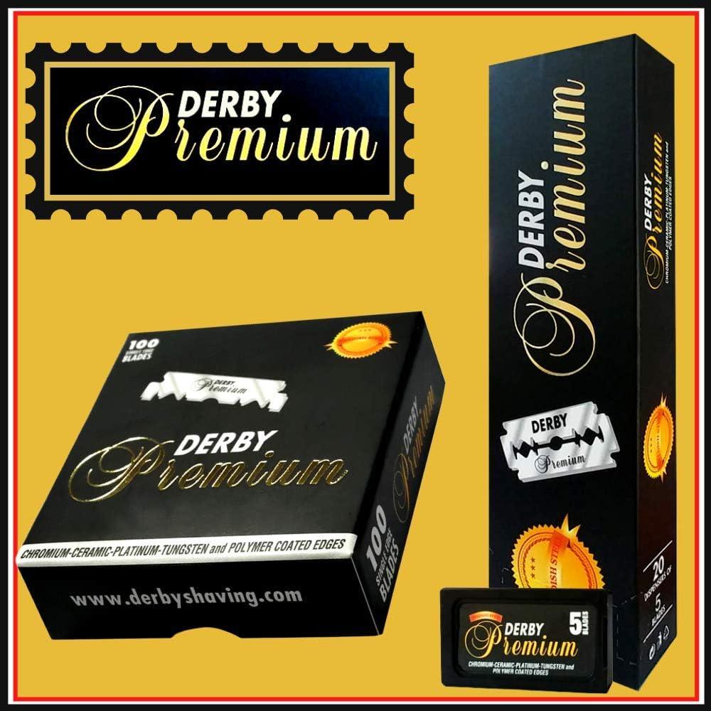 Derby Single Edge Razor Blades 100 pcs - Premium BarberSets