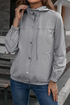Button-Down Long Sleeve Sports Jacket Trendsi