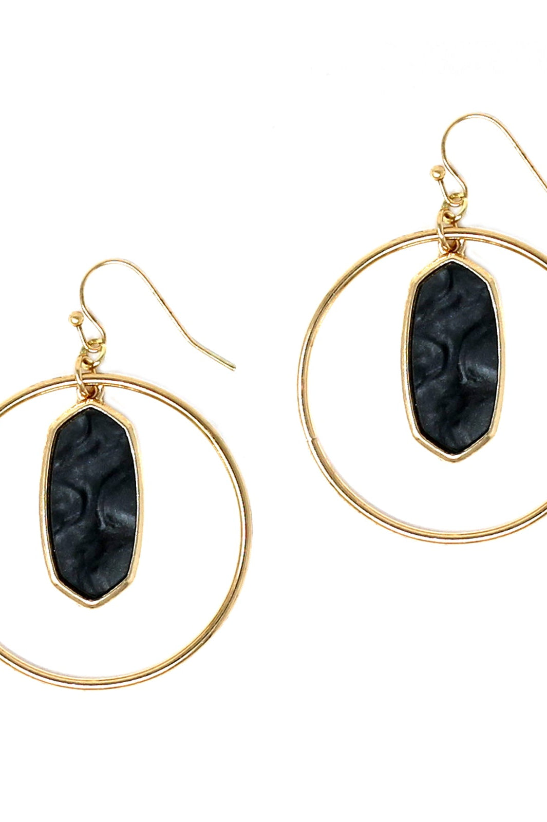 Kenzie Circle Drop Earrings Ellisonyoung.com