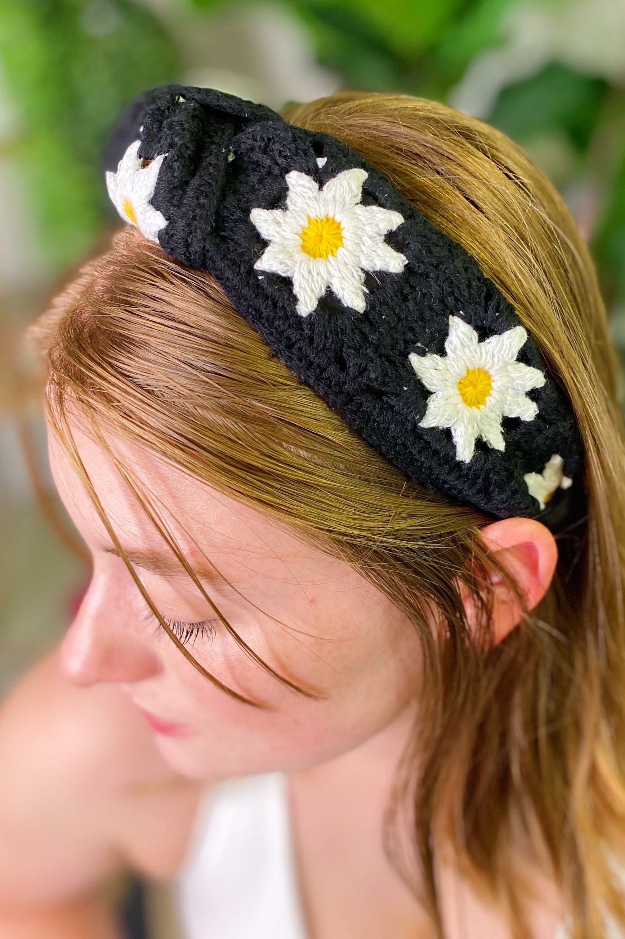 Patchwork Crochet Headband Ellisonyoung.com