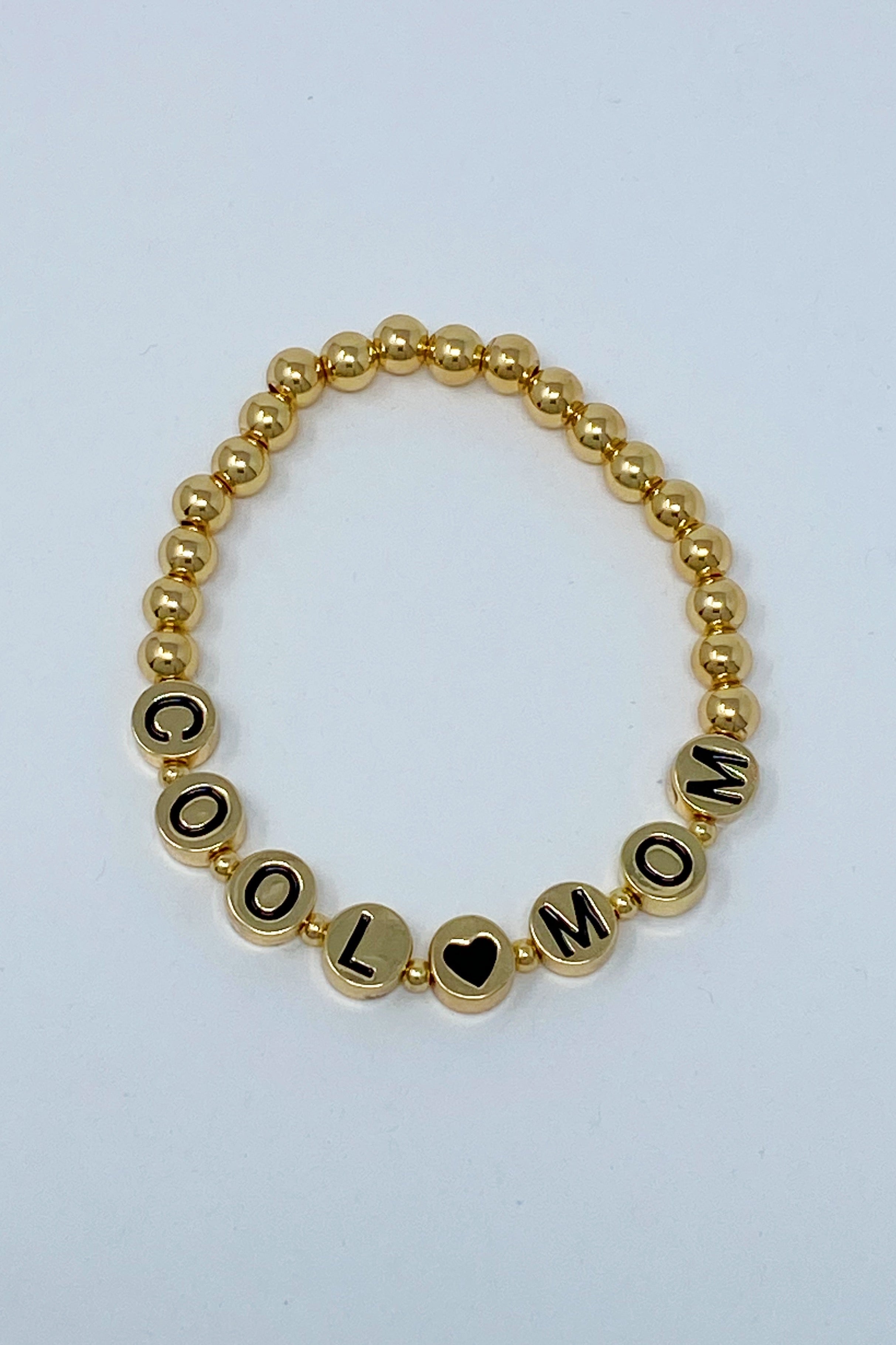 Cool Mom Gold Bead Bracelet Ellisonyoung.com
