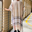 Classy Plaid Kimono Ellisonyoung.com