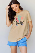 Simply Love Full Size THANKFUL Graphic T-Shirt Trendsi