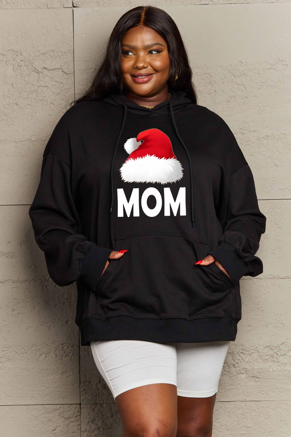 Simply Love Full Size MOM Graphic Hoodie Trendsi