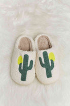 Melody Cactus Plush Slide Slippers Trendsi