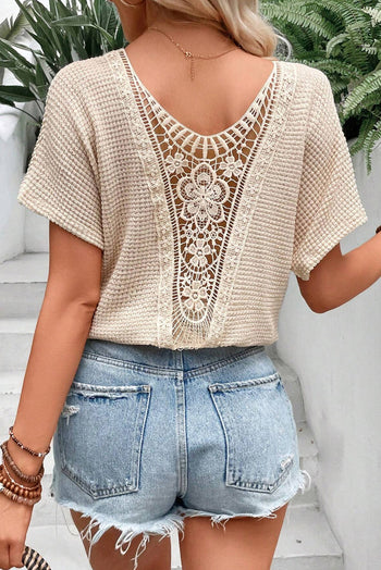 Round Neck Short Sleeve T-Shirt Trendsi