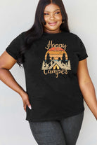 Simply Love Full Size HAPPY CAMPER Graphic T-Shirt Trendsi