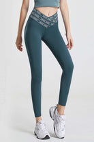 Wide Waistband Sports Pants Trendsi