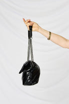 SHOMICO PU Leather Chain Handbag Trendsi