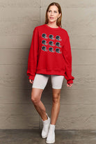 Simply Love Full Size Graphic Round Neck Sweatshirt Trendsi